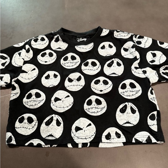 Disney Black and White Crop Top - Picture 1 of 4